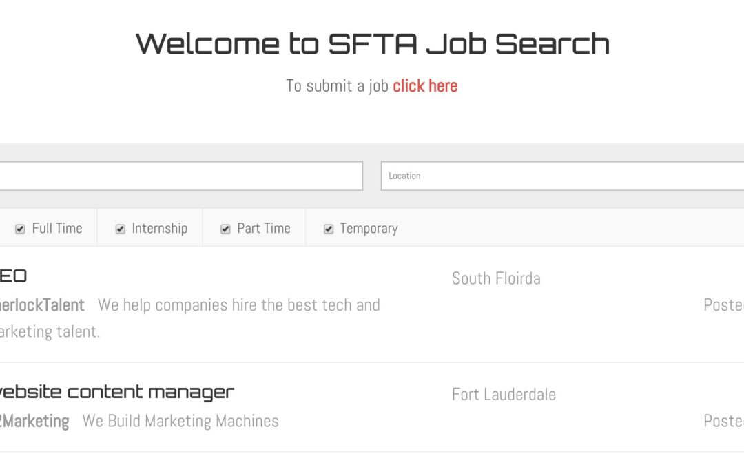 SFTA-Jobs